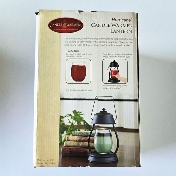 Hurricane Candle Warmer Lantern - Picture 4 of 5
